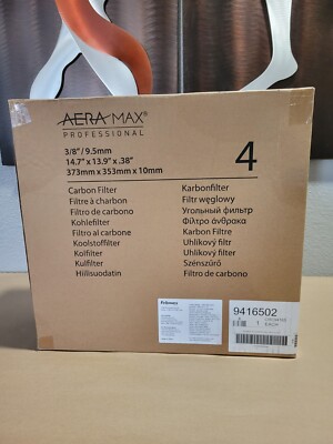 4pk Fellowes AeraMax CRC94165 3/8'' HEPA Carbon Filter w PreFilter Pro Am3 Am4