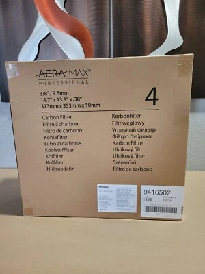 AERA MAX PROFESSIONAL 4pk Fellowes AeraMax CRC94165 3/8" HEPA Carbon Filter w PreFilter Pro Am3 Am4