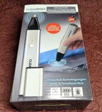 CLEANMAXX Smacchiatore Penna Ultrasuoni, Funzionamento a Batteria, Batteria Suono Macchia