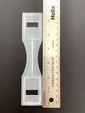 50 heavy duty 6.5" cardboard box handle backers plastic transparent