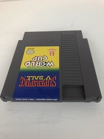 Used - NES Game - Superspike V'Ball and Nintendo World Cup - TESTED / VERIFIED 
