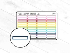 2473 Assorted Labels Planner Stickers.