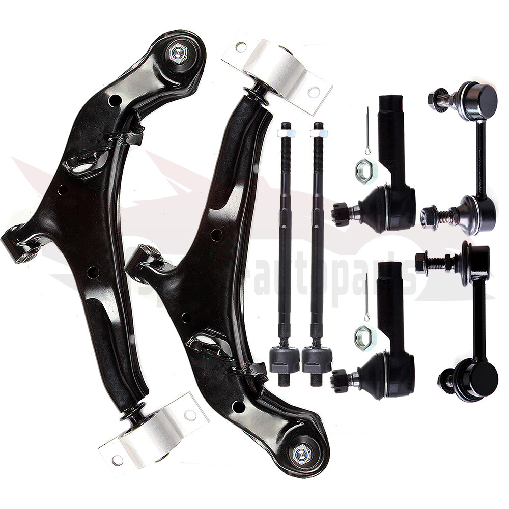 8Pcs Front Control Arm Tie Rod Suspension Kit For Infiniti I30 I35 Nissan Maxima