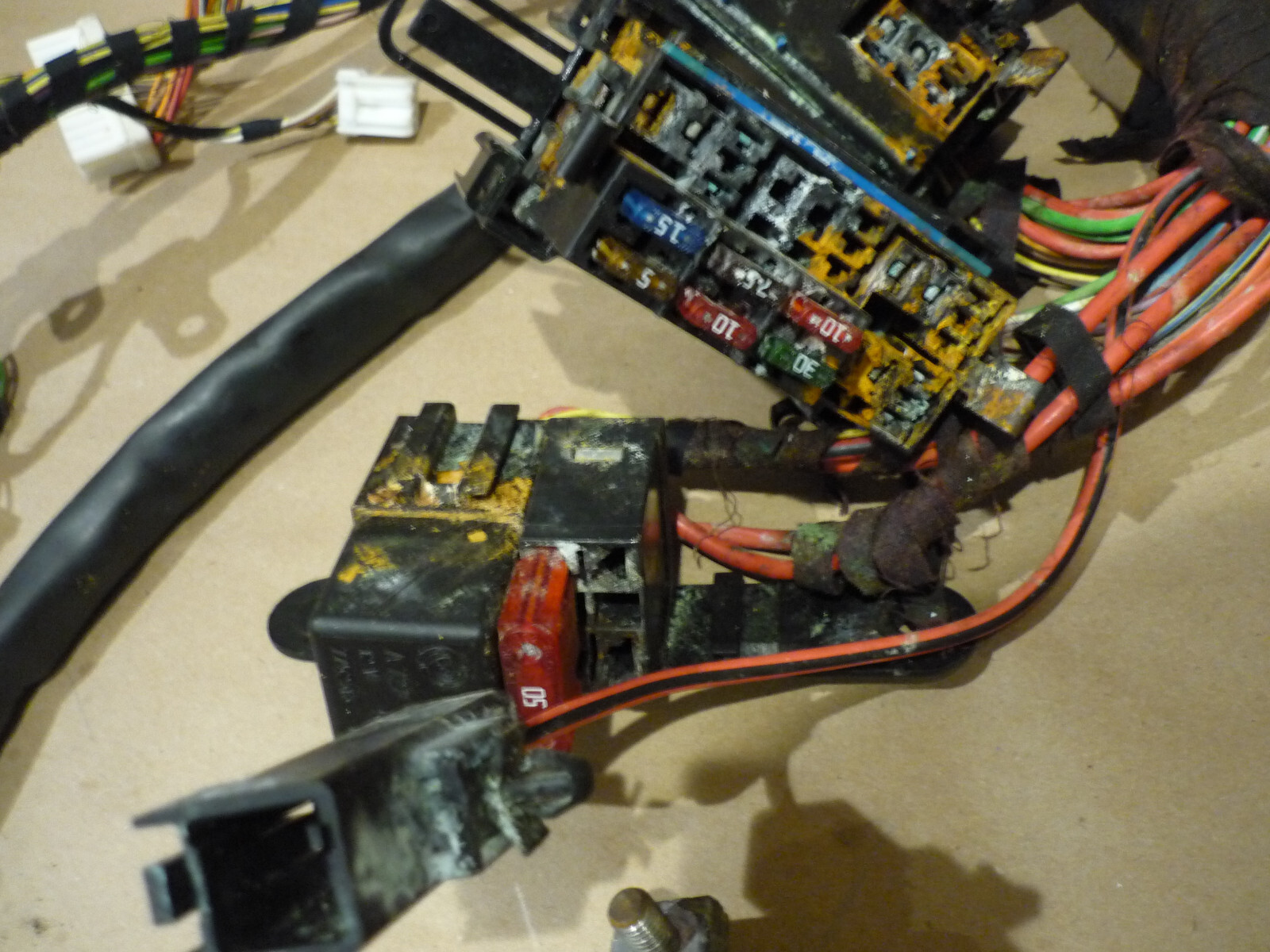 Ferrari 360 RH Rear Dash / Tunnel Harness / Cables (Damage) - P/N 182200