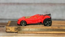 McDonald's Hot Wheels ROCKETFIRE Red Race Car Happy Meal Toy 2009 #2 