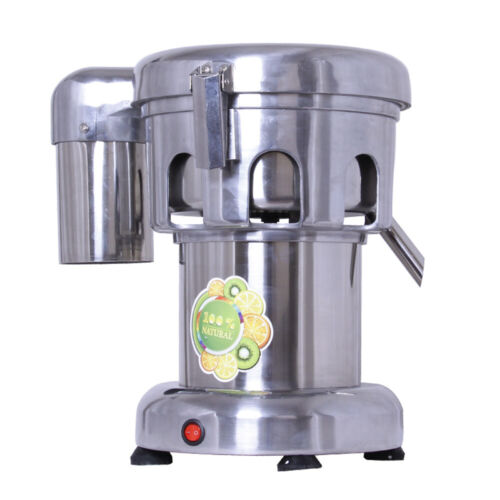 370W Commercial Electric Fruit Juice Extractor Centrifugal Juicer Machine Silver