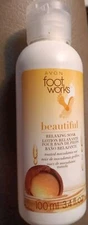Toasted Macadamia Nut FootWorks Relaxing Soak Lotion 3.4 fl. oz. Avon -