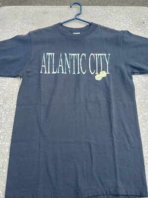 Atlantic city men's T-shirts medium navy blue 
