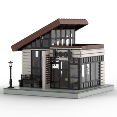 Bookshop Model Modular Building Toys Set for Collection 2060 teile MOC-25301
