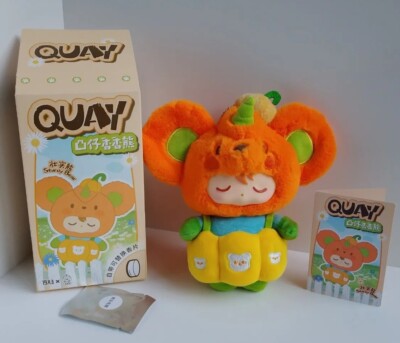 QUAY x 1983 Fragrant Bear Series STURDY BEAR    Scented 17cm Plush Figure NEW