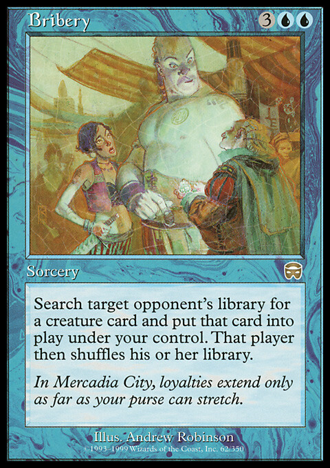 MTG Magic the Gathering Bribery (62/350) Mercadian Masques LP