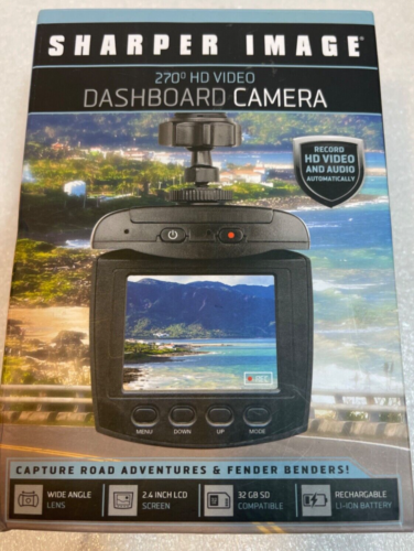 Sharper Image 279 Degrees HD Video Dashboard Camera Open Box - Afbeelding 1 van 9