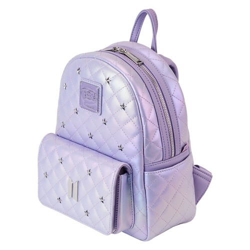 Funko Pop! By Loungefly BTS Logo Iridescent Purple Mini Backpack - Picture 5 of 8