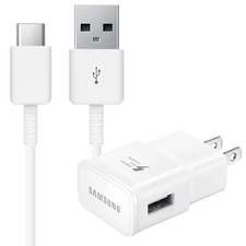 Original Samsung Adaptive Fast Charger & USB-C Cable for Samsung Galaxy A42 5G