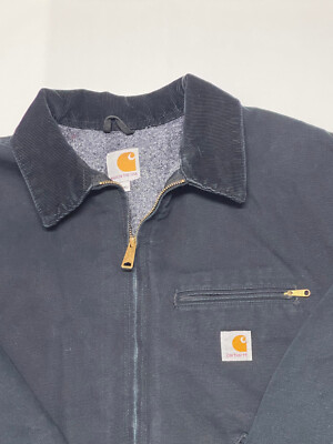 Carhartt J001 BLK Detroit Jacket Mens 2XL 125th Anniversary Made