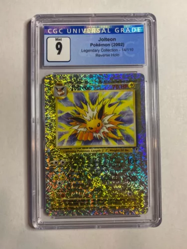 Pokemon ~ Legendary Collection ~ Jolteon ~ Reverse Holo ~ CGC 9 Mint ~ #14
