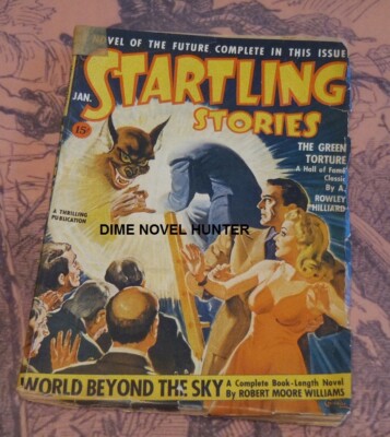STARTLING STORIES JANUARY 1943 GREEN TORTURE  PULP MAGAZINE