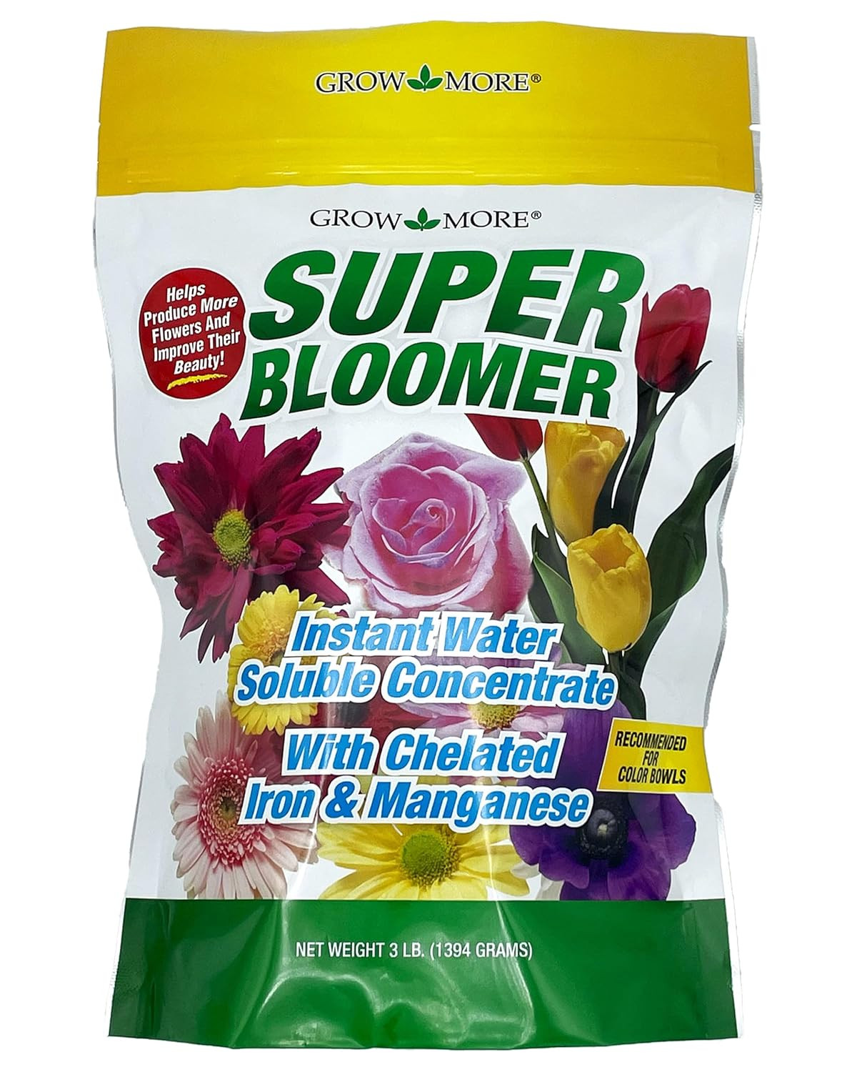 Выращивайте больше удобрений Super Bloomer 15-30-15 - 3 фунта цветочного удобрения Bloom Bo 4590₽