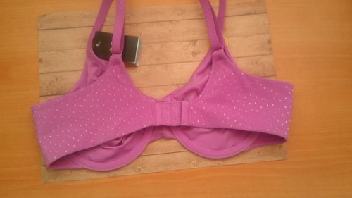 NWT Wacoal 855303 Back Appeal Pink(572) Underwire Bra US 36C, Minimizes Bulge - 第 5/8 張圖片