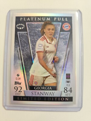 Match Attax Extra 24/25 Stanway Platinum Pull Bay. München Champions League #PL9