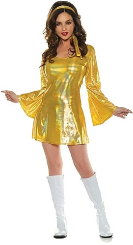gold sequin dress with red shoes Gold Pleated Off Shoulder Bubble Hem Strapless Sequin Mini Dress L / Gold main image 0