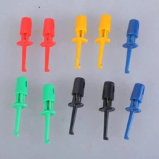 Set of 10 Test Hook Portable Accessory for Circuit Board Testing Daily Use