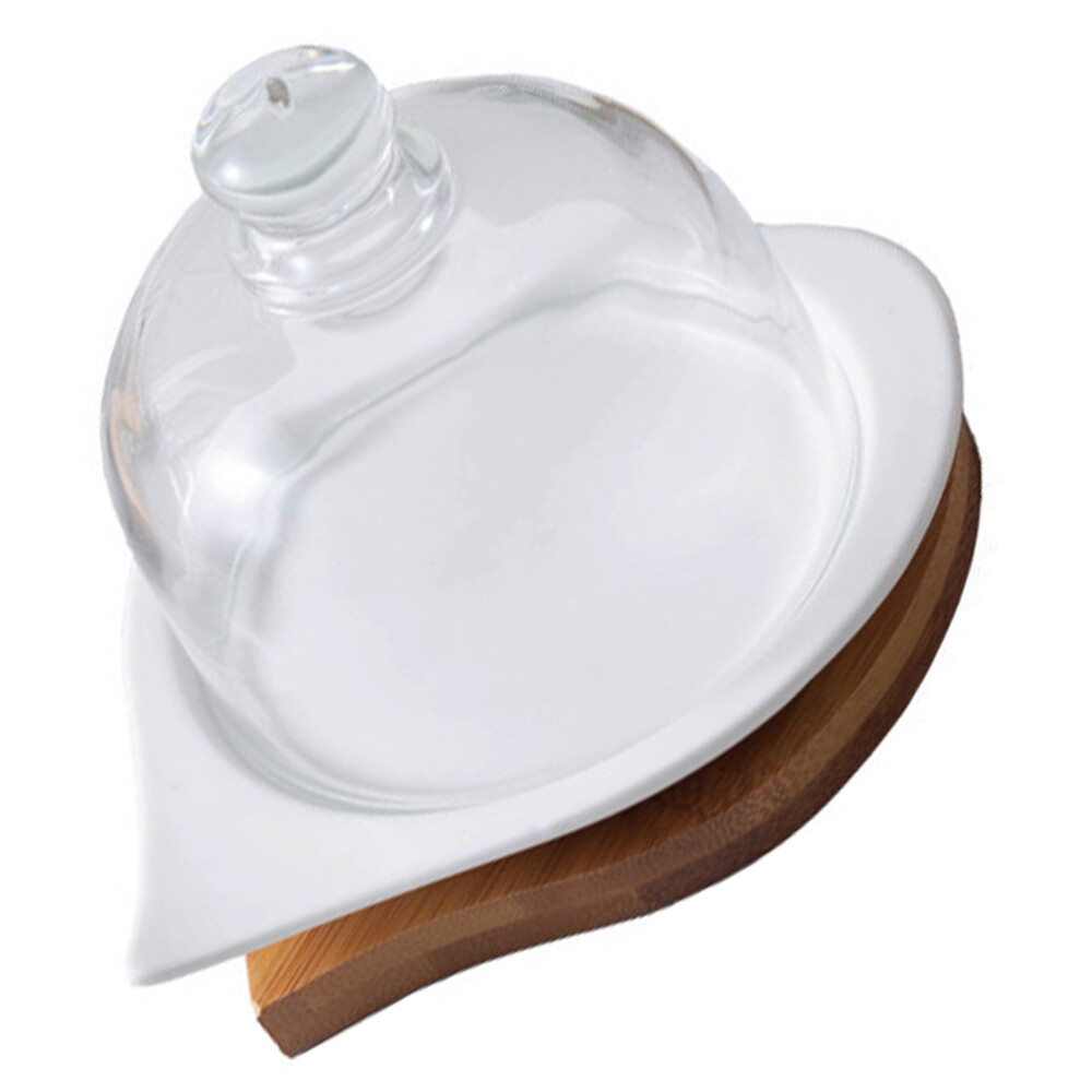 Smoke Infuser Dome Acrylic Cupcake Stand Glass Domed Serving Plate eBay
