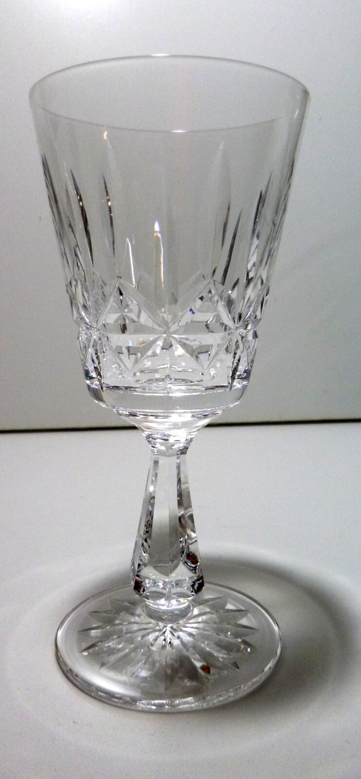 *VINTAGE* Waterford Crystal ROSSLARE (1968-) Claret Wine Glass 6" Made IRELAND