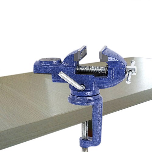 Multifunktionaler 60 mm Klemm-Werkbankschraubstock 360° drehbar Tischschraubstock mit - Bild 3 von 11