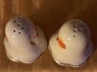 HALL CHINA - VINTAGE JEWEL TEA MID-CENTURY AUTUMN LEAF 2 1/2” SALT & PEPPER SET — photo 4