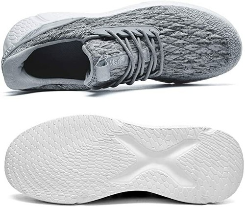 Men's Running Shoes Air Knit Mesh Breathable Sport. Shoes.Shock Cushioning - Picture 208 of 258