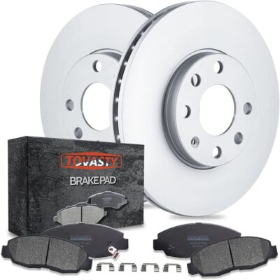 Detroit Axle Rear Brake Kit | Rotors & Ceramic Pads For Chevy Trailblazer/SSR, GMC Envoy, Saab 9-7X (12.8" Rotor Models)