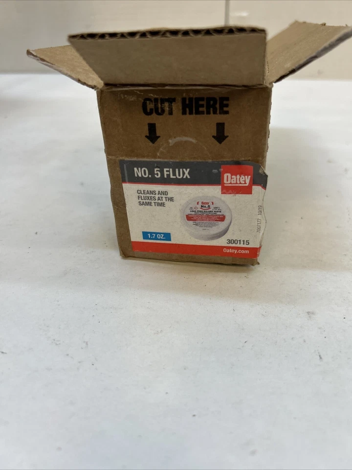 Oatey 30011 Flux, 1.7 oz, Solder Paste Box Of 12 - Image 2 of 4