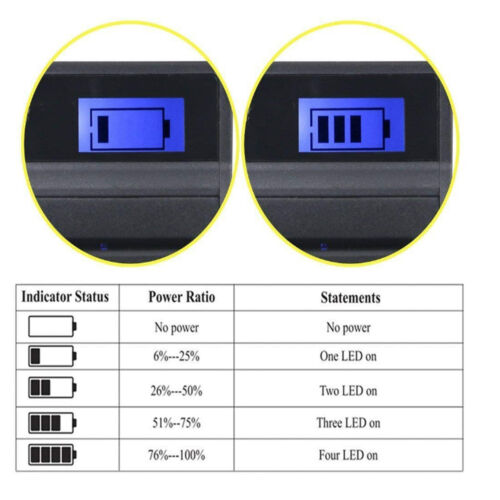 Battery Charger for Sanyo Xacti VPC-E1500,VPC-E1500TP,VPC-E1600TP Digital Camera - Picture 6 of 25
