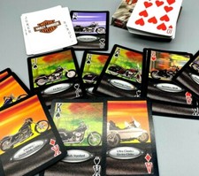 Harley-Davidson Bicycle playing cards - Complete deck in open box - poker