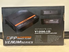 Alphasonik V1200.1D VENUM Series 2400 Watts Max Monoblock Car Audio Amplifier