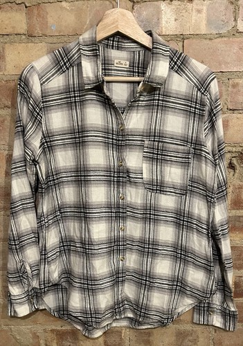 HOLLISTER Women`s Flannel Shirt Size M 40” 100% Cotton - Picture 1 of 5