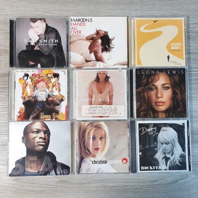 Bruno Mars Sam Smith CD Lot Pop R&B Maroon 5 Gwen Stefani Leona Lewis Duffy