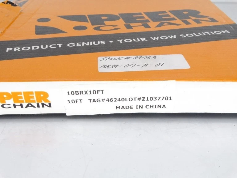 PEER CHAIN COMPANY 10BRX10FT ROLLER CHAIN - Image 2 of 2