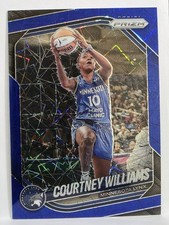 2025 Panini Prizm WNBA #69 Courtney Williams Blue Velocity Prizms