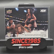 2022 Upper Deck AEW Match Dated Moments #26 Saraya / Dr. Britt Baker DMD