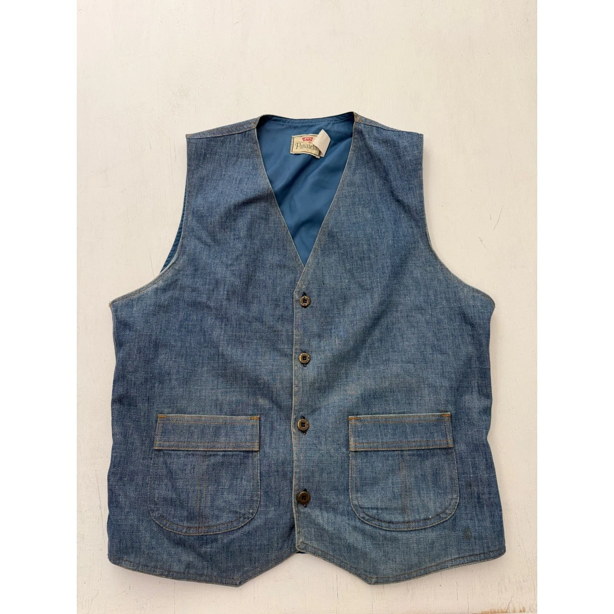 Denim Military Jacket Vests for Men for Sale | Shop New & Used | eBay