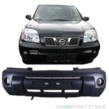 Nissan X-Trail T30 05-07 Stoßstange vorne grau Lackierfähig aus ABS Kunststoff