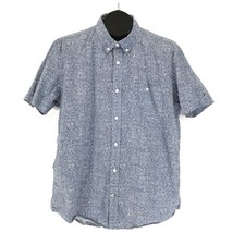 Tommy Hilfiger New York Fit Button Down Shirt Men's XL Short Sleeve 100 Cotton
