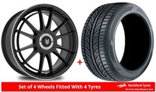 Alloy Wheels & Tyres 17" Fox VR4 For Fiat 500L 12-22