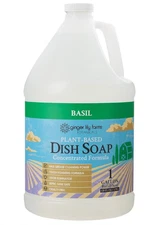 Ginger Lily Farms Botanicals Plant-Based Liquid Dish Soap, Concentrated Formula