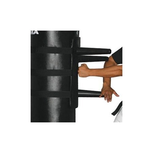 Dzotmyn Wing Chun Dummy Trainer - Punching Bag Accessory - Black