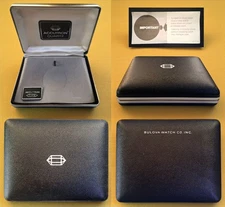 BULOVA ACCUTRON QUARTZ WATCH PRESENTATION BOX 1978 HARD CASE from JEWELRY STORE