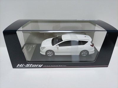 402-708 Hi-Story 1/43 トヨタ CALDINA GTFOUR Hi story 1/43 Toyota CALDINA GT-Four White wagon model car Quick
