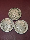 1936 Buffalo Nickels VG (#B-10-66) Lot of 3